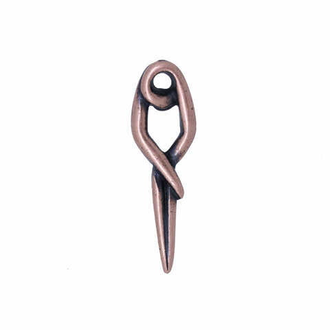 Aneurysm Clip Copper Lapel Pin