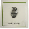 Grenade Lapel Pin