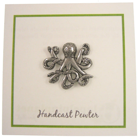 Octopus Lapel Pin