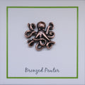 Octopus Copper Lapel Pin