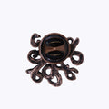 Octopus Copper Lapel Pin