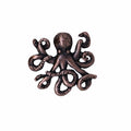 Octopus Copper Lapel Pin