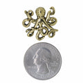 Octopus Gold Lapel Pin