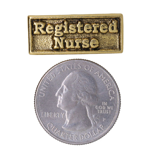 Registered Nurse Gold Lapel Pin