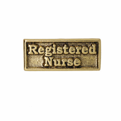 Registered Nurse Gold Lapel Pin | lapelpinplanet