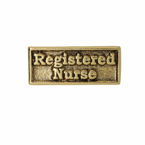 Registered Nurse Gold Lapel Pin