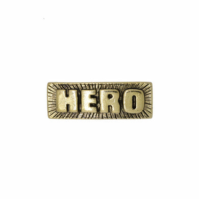 Hero Gold Lapel Pin