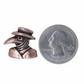 Plague Doctor Copper Lapel Pin