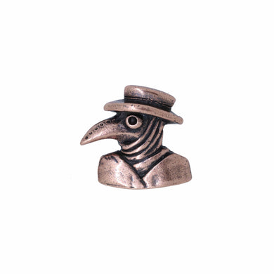 Plague Doctor Copper Lapel Pin