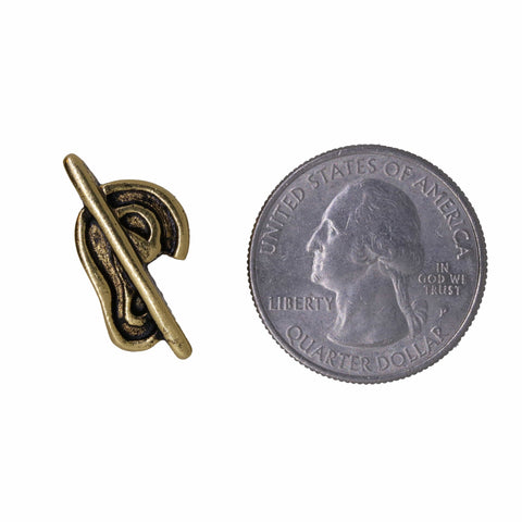 Hard of Hearing Gold Lapel Pin