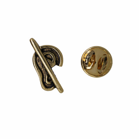 Hard of Hearing Gold Lapel Pin