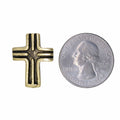 St Andrews Cross Gold Lapel Pin