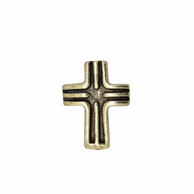 St Andrews Cross Gold Lapel Pin