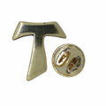 Franciscan Tau Gold Lapel Pin