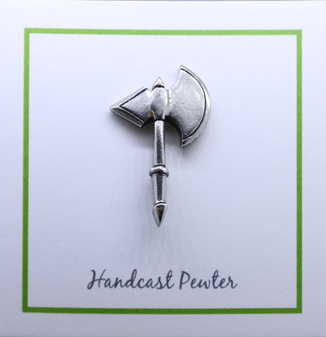 Battle Axe Lapel Pin