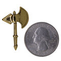 Battle Axe Gold Lapel Pin