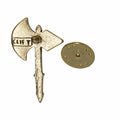 Battle Axe Gold Lapel Pin