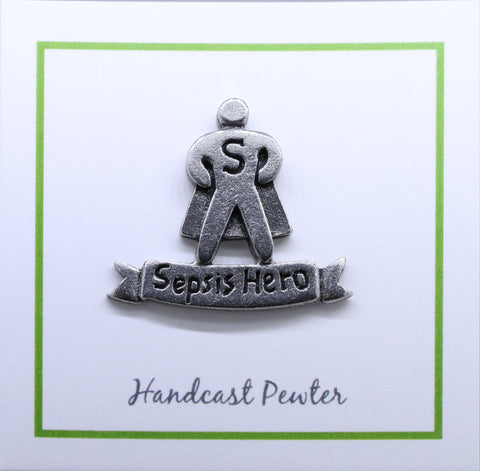 Sepsis Hero Lapel Pin