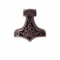 Viking Thor's Hammer Copper Lapel Pin