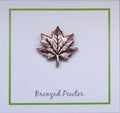 Maple Leaf Copper Lapel Pin