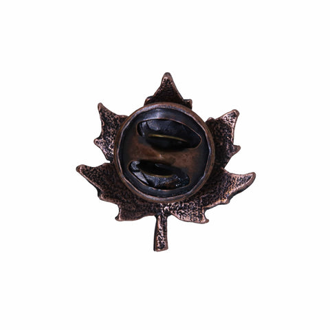 Maple Leaf Copper Lapel Pin