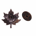 Maple Leaf Copper Lapel Pin