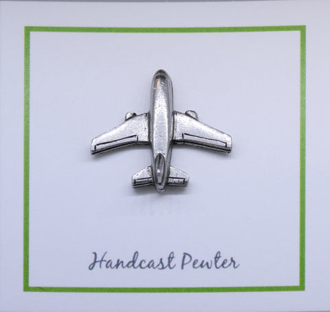 Jet Airplane Lapel Pin