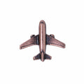 Jet Airplane Copper Lapel Pin