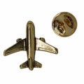 Jet Airplane Gold Lapel Pin