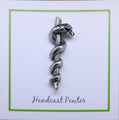 Rod of Asclepius Lapel Pin