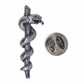 Rod of Asclepius Lapel Pin