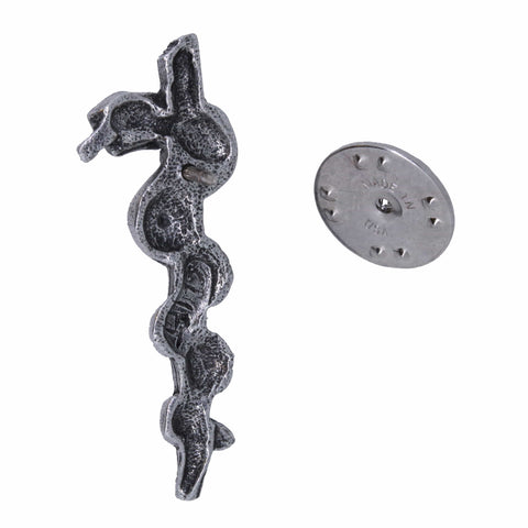 Rod of Asclepius Lapel Pin