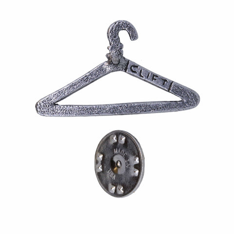 Wire Clothes Hanger Lapel Pin