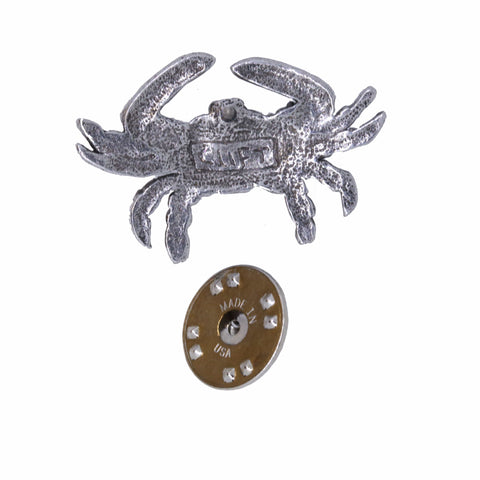 Blue Crab Lapel Pin