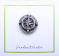 Compass Rose Lapel Pin