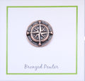 Compass Rose Copper Lapel Pin