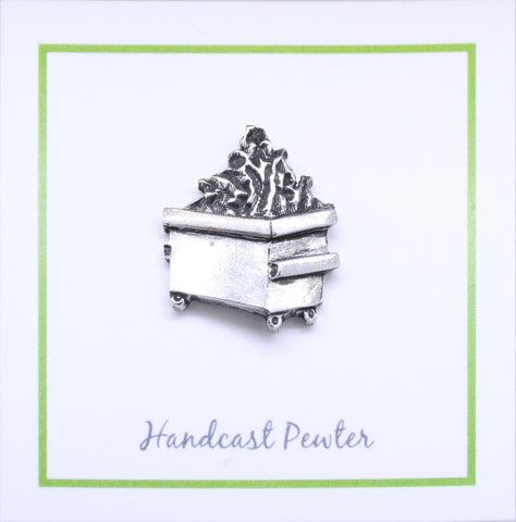 Dumpster Fire Lapel Pin