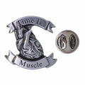 Time is Muscle Heart Attack Awareness Lapel Pin