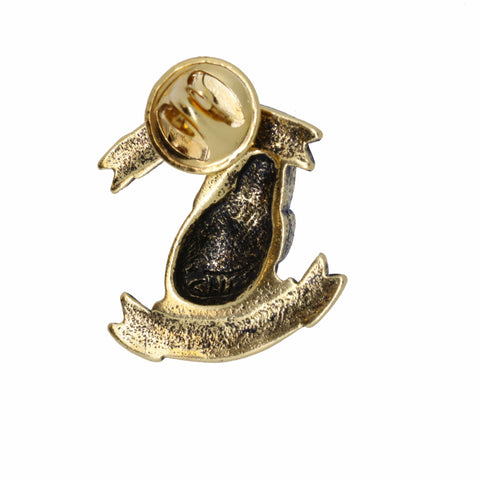Time is Muscle Heart Attack Awareness Gold Lapel Pin
