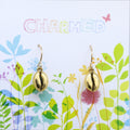 Coffee Bean Charmed Earrings