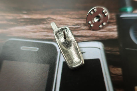 Cell Phone Lapel Pin