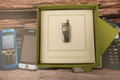 Cell Phone Lapel Pin