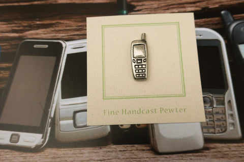 Cell Phone Lapel Pin
