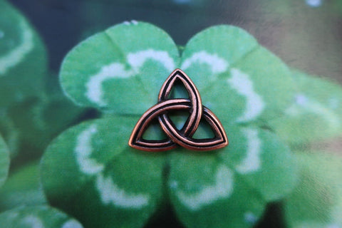 Celtic Knot Copper Lapel Pin