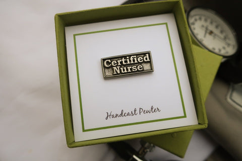 Certified Nurse Lapel Pin