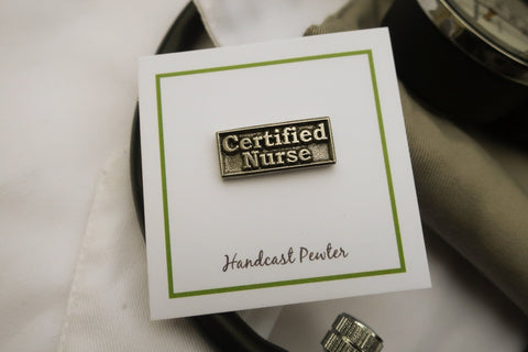 Certified Nurse Lapel Pin