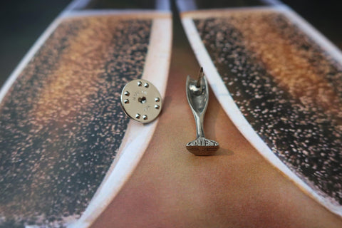 Champagne Glass Lapel Pin