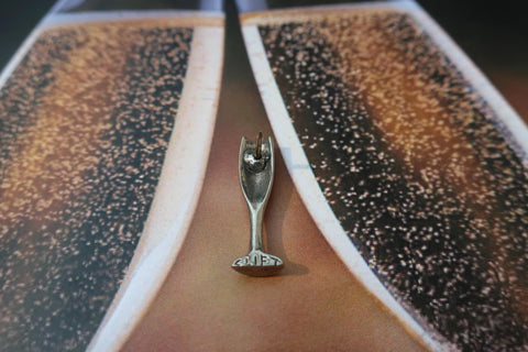 Champagne Glass Lapel Pin