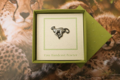 Cheetah Lapel Pin