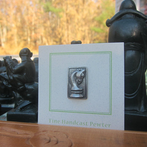Chess Knight Lapel Pin